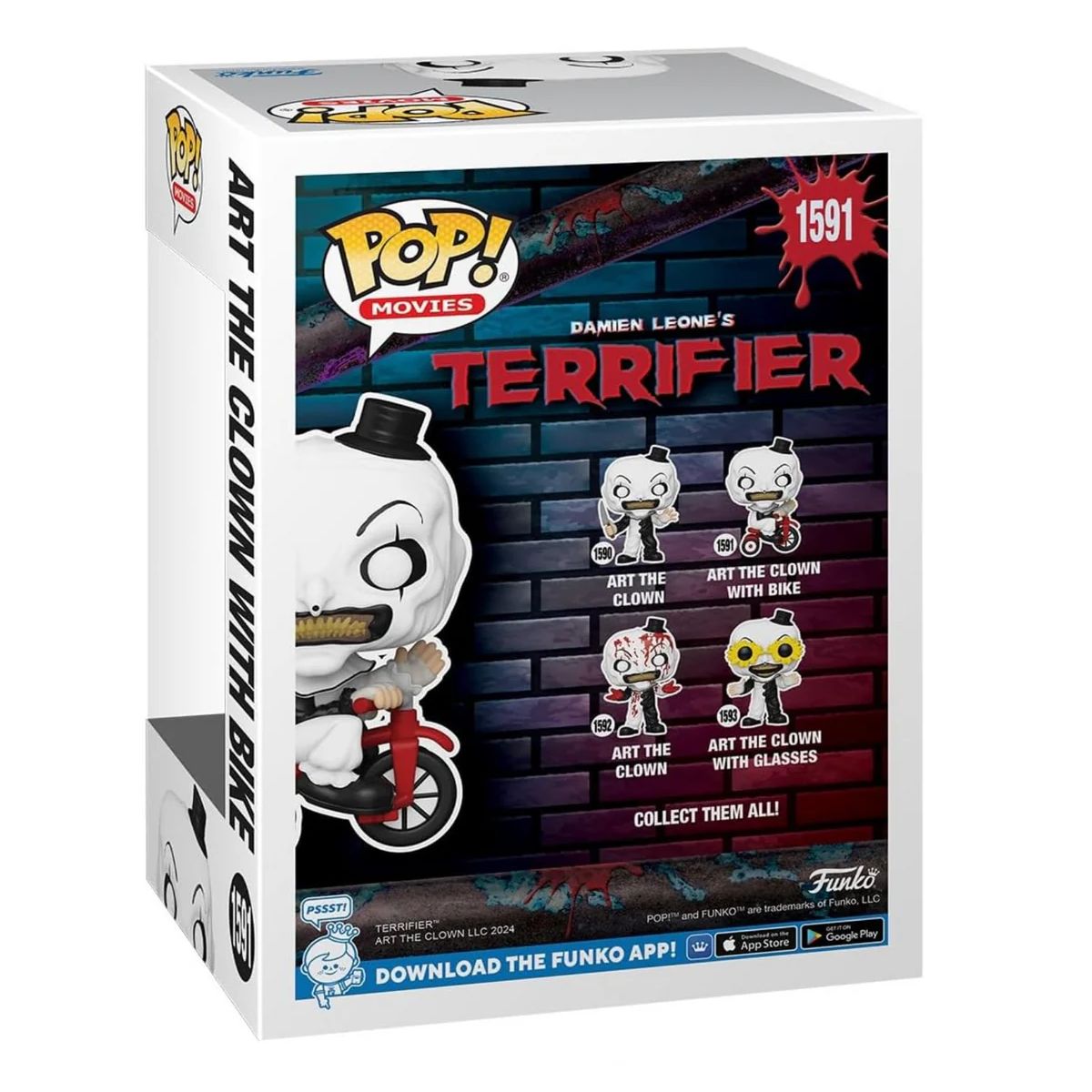Funko Pop: Terrifier - Art the Clown With Bike #1591