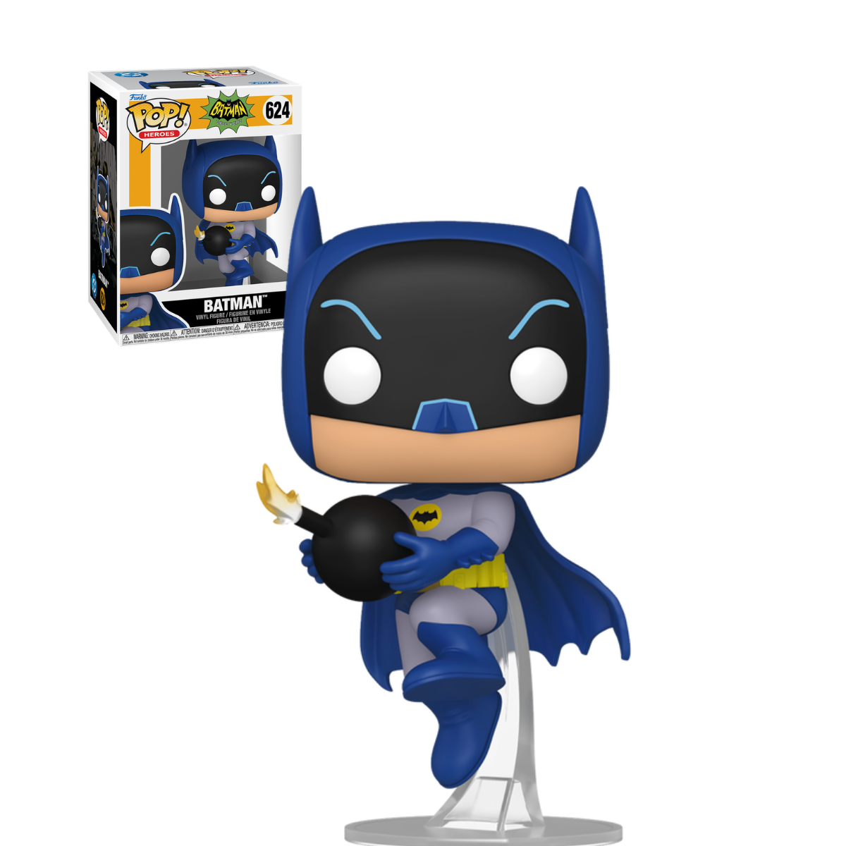 Funko Pop: DC Heroes Batman 66's - Batman With Bomb #624