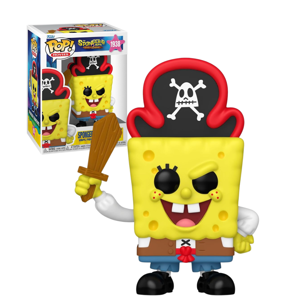 Funko Pop: The Sponge Bob Movie Search Square Pants - Bob Esponja Pirata #1938
