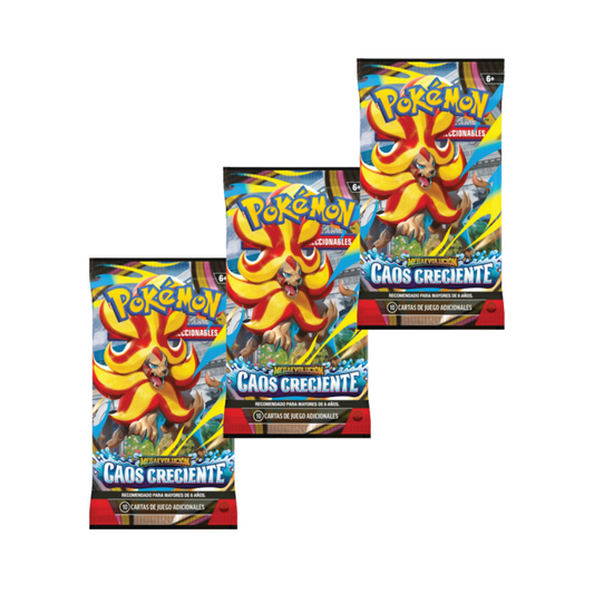 Pokemon Tcg Mega Evolución Caos Creciente Booster Bundle en Español