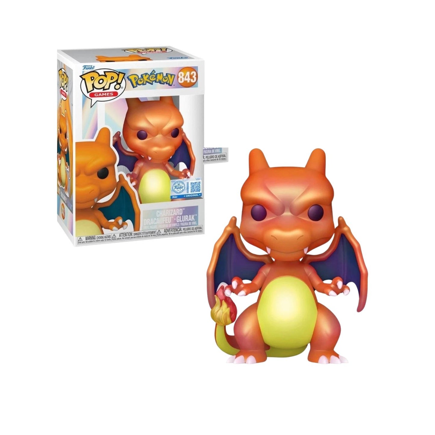 Funko Pop: Pokemon - Charizard Aperlado #843