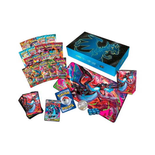 Pokémon Tcg: Fuegos Fantasmales Mega Charizard X ex Ultra Premium Colleccion en Español