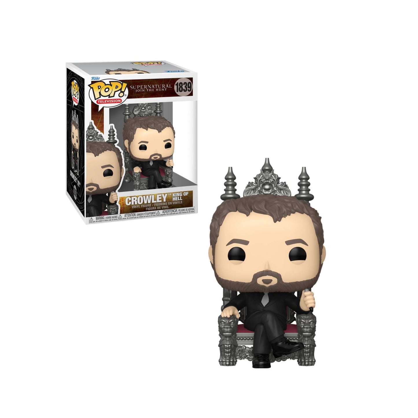 Funko Pop: Supernatural- Premium Crowley King of Hell 6 Pulgadas #1839
