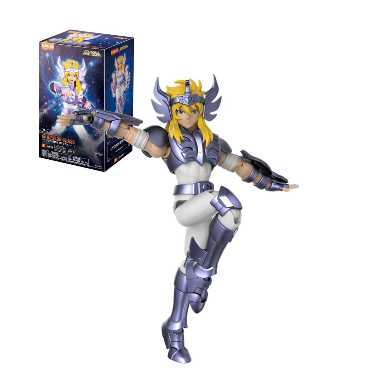 Figura Blokees Saint Seiya Champion Class: Cygnus Hyoga 75008
