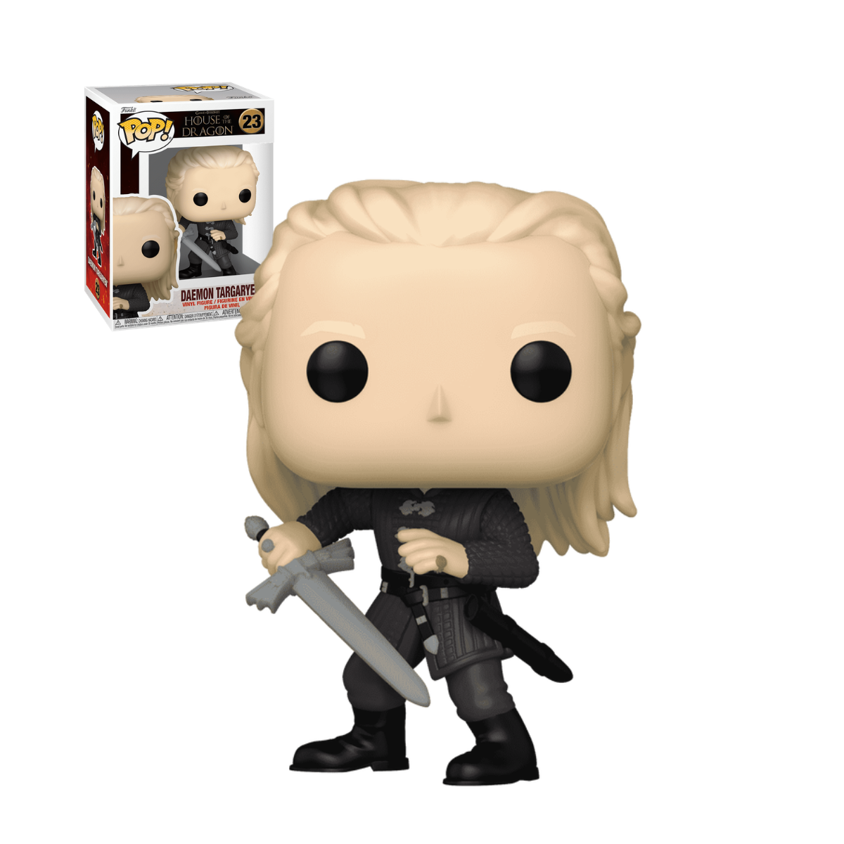 Funko Pop: House Of The Dragons - Daemon Targaryen With Dark Sister #23