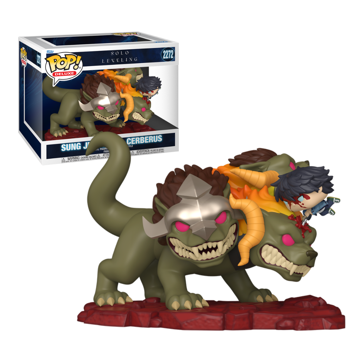 Funko Pop Deluxe Solo Leveling - Sung Jinwoo vs Cerberus #2272