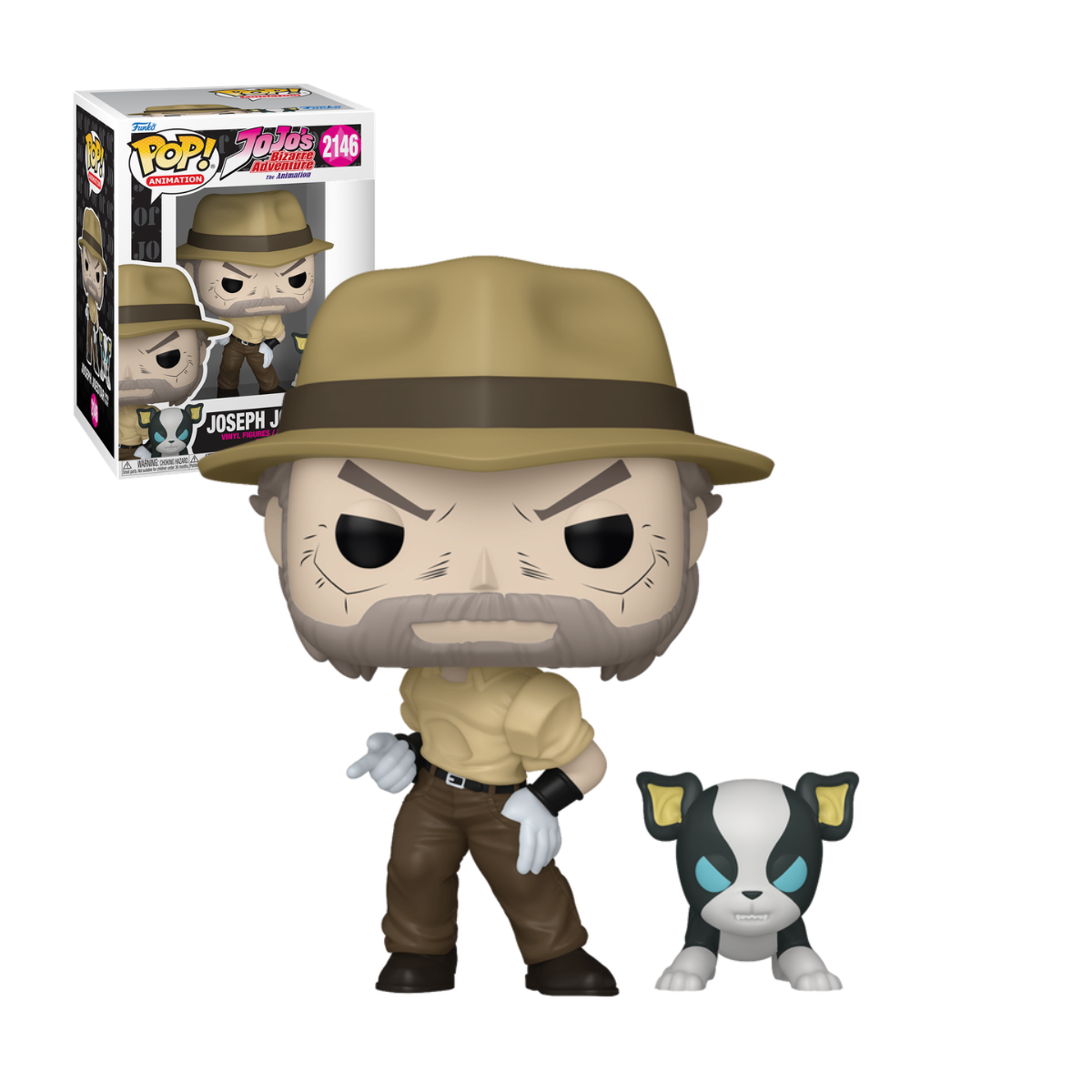 Funko Pop: Jojo's Bizarre Adventure - Joseph With Iggy #2146
