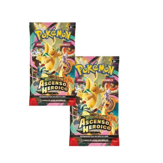 Pokémon Tcg Mega Evolución Ascenso Heroico Larry Colección en Español