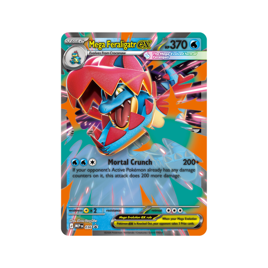 Pokémon Tcg Ascended Heroes - Mega Feraligatr Ex Box Ingles