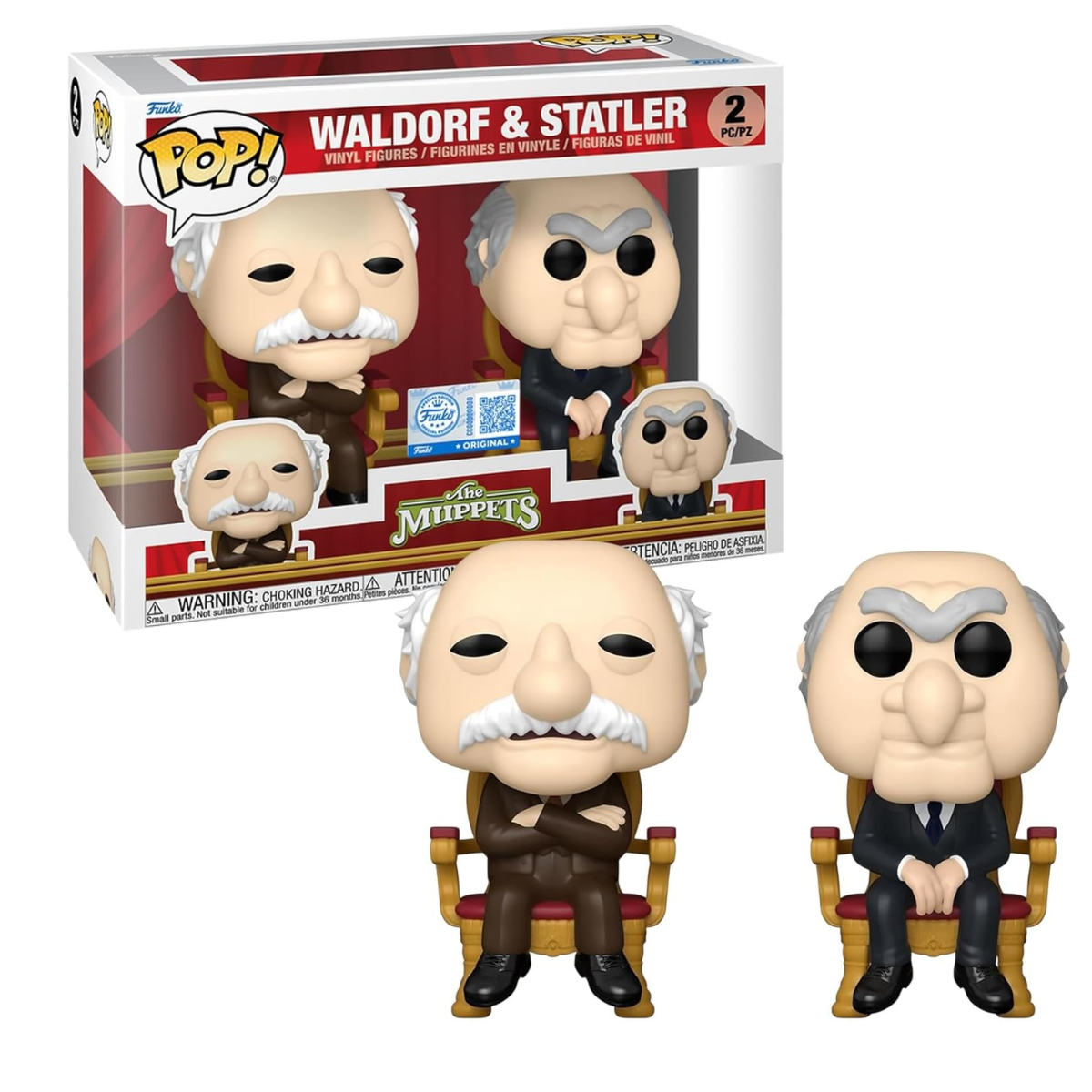 Funko Pop: The Muppets - Waldorf y Statler 2 Pack