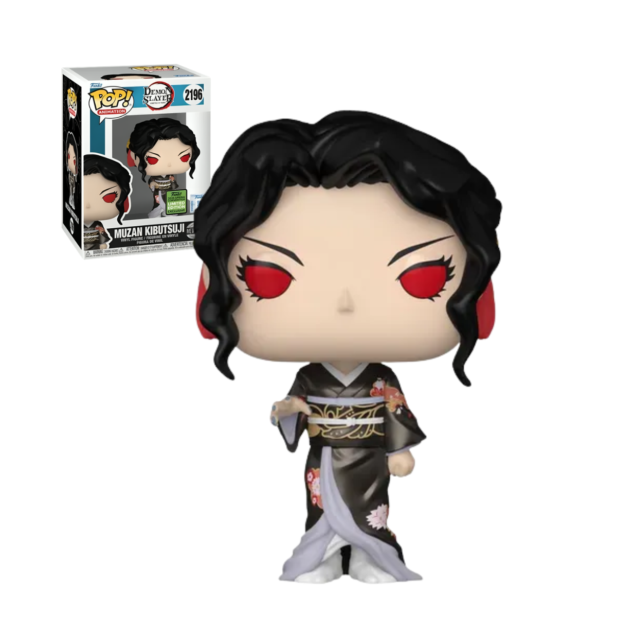 Funko Pop: Demon Slayer - Muzan Kibutsuji Metallic Exclusivo ECCC #2196
