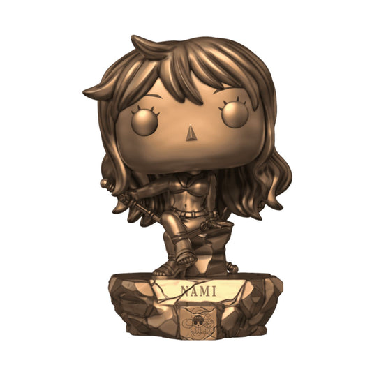 Funko Pop: Plus One Piece - Nami Estatua De Bronce Exclusiva #2015