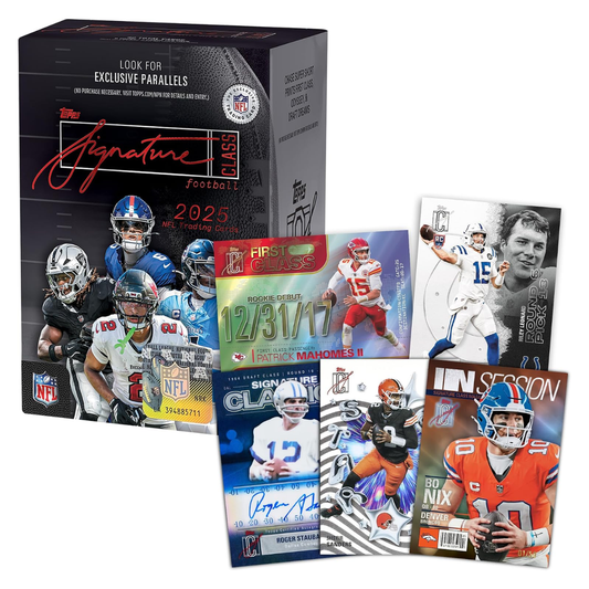 Topps Nfl Signature Class 2025 Football Traiding Cards Value Box