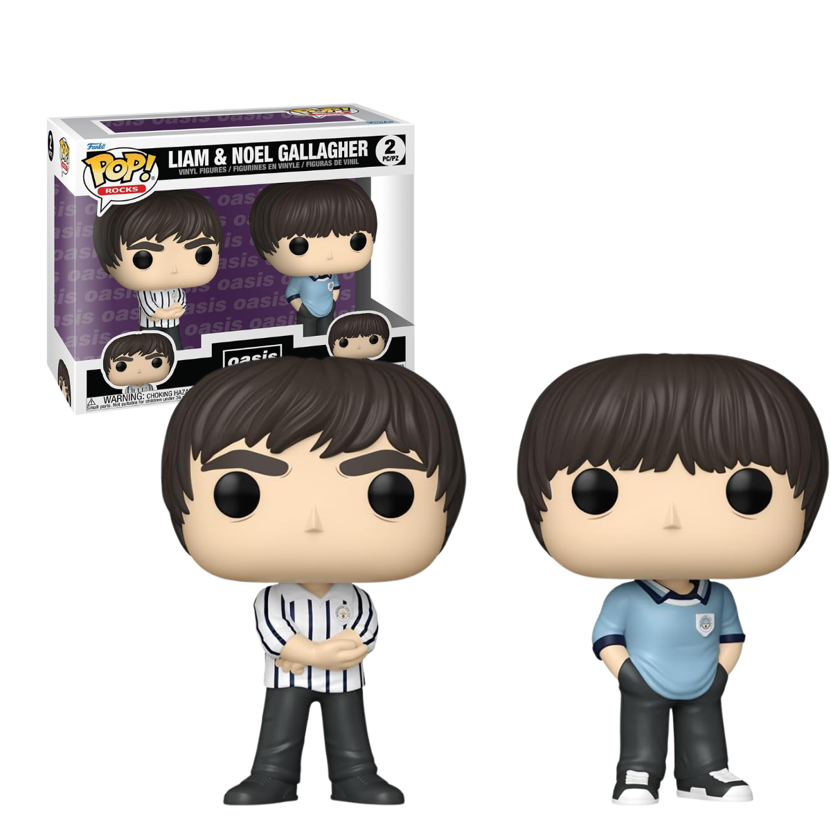 Funko Pop: Oasis - Liam & Noel Gallagher 2 Pack