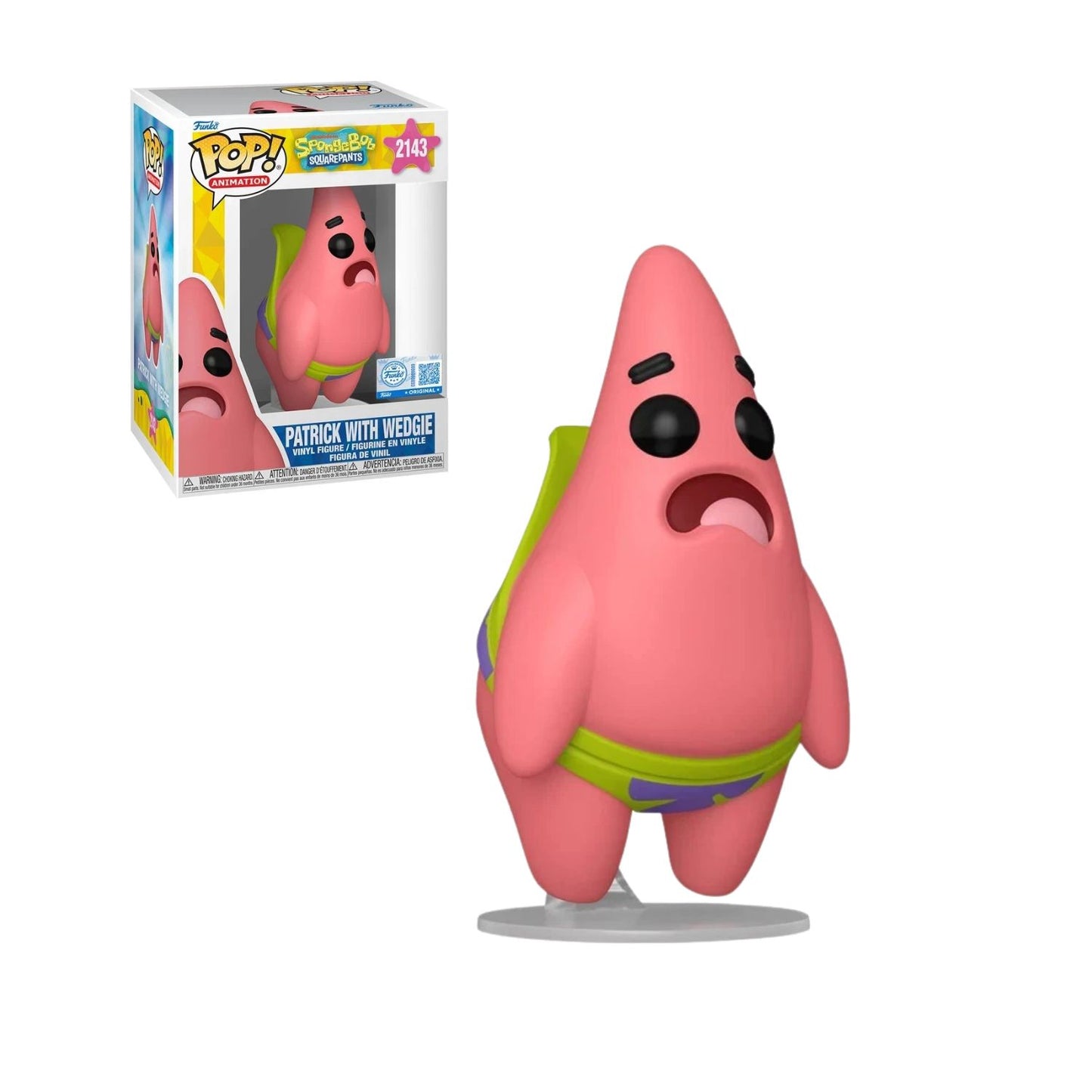 Funko Pop: Spongebob- Patrick With Wedgie Exclusivo #2143
