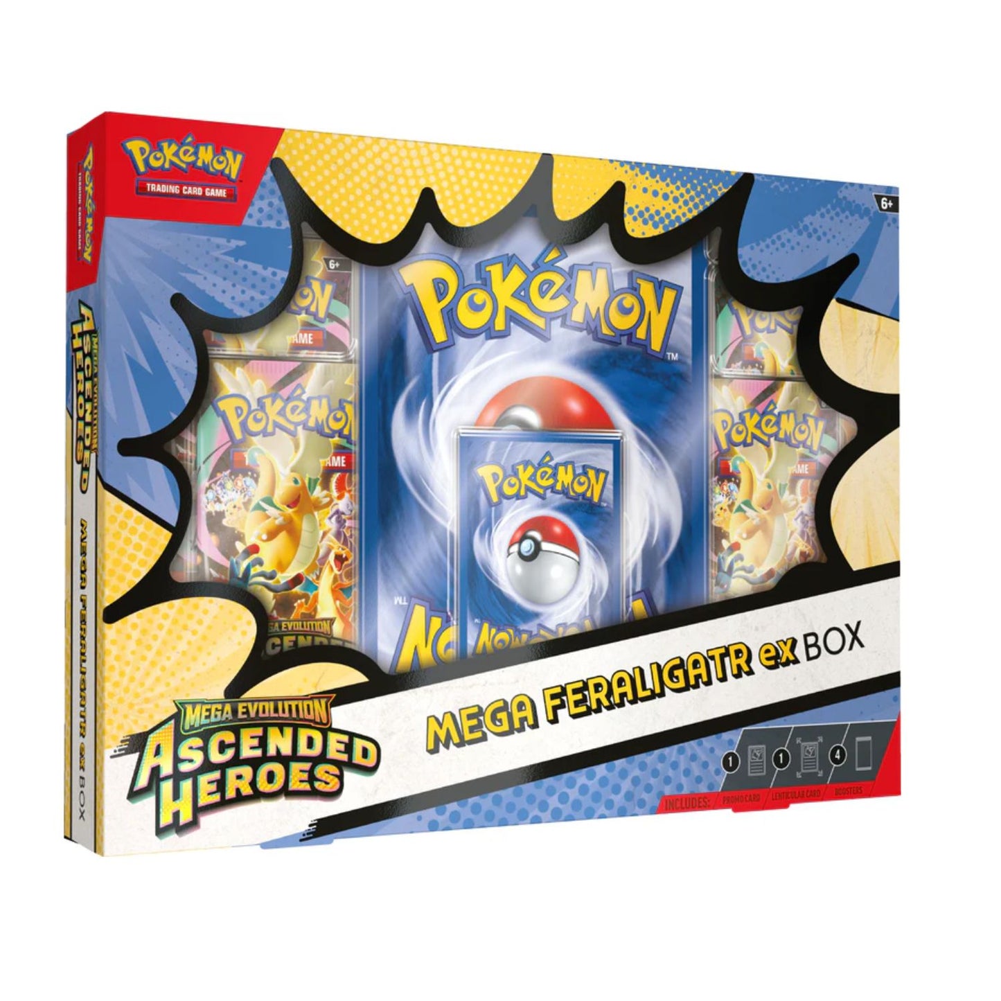 Pokemon Mega Ex Box Ascended Heroes- Mega Feraligatr