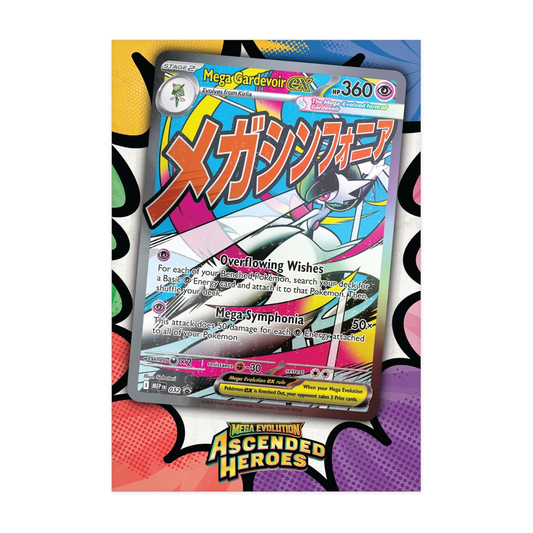 Pokémon TCG: Ascended Heroes Premium Poster Collection Mega Gardevoir Inglés