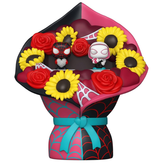 Funko Pop: Bitty Bouquet! Ramo San Valentin - Miles Morales & Spider Gwen