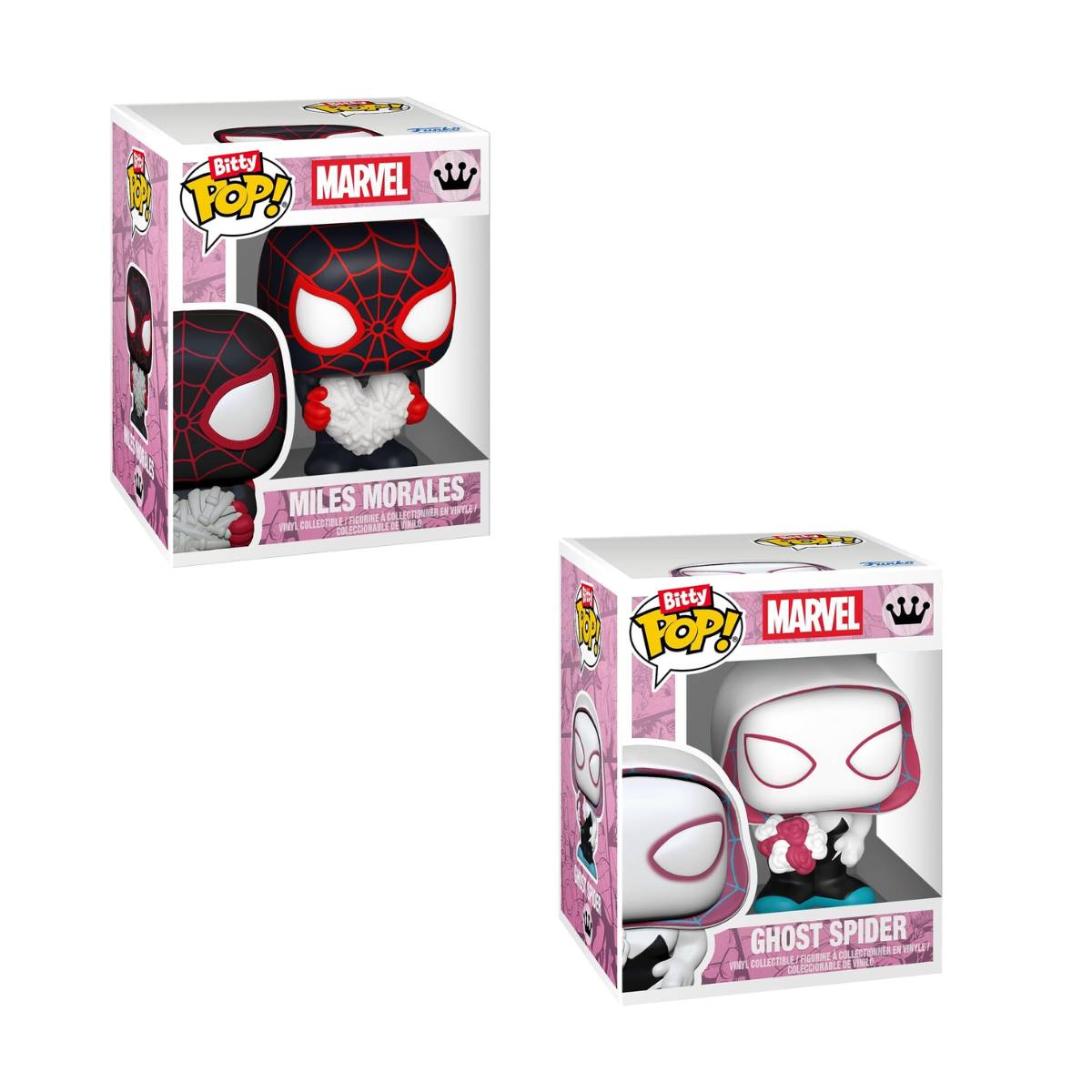 Funko Pop: Bitty Bouquet! Ramo San Valentin - Miles Morales & Spider Gwen