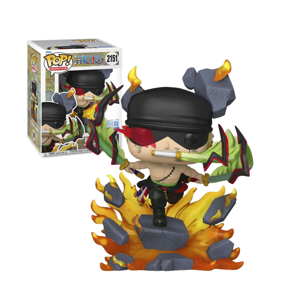 Funko Pop One Piece - Roronoa Zoro King Of Hell #2151