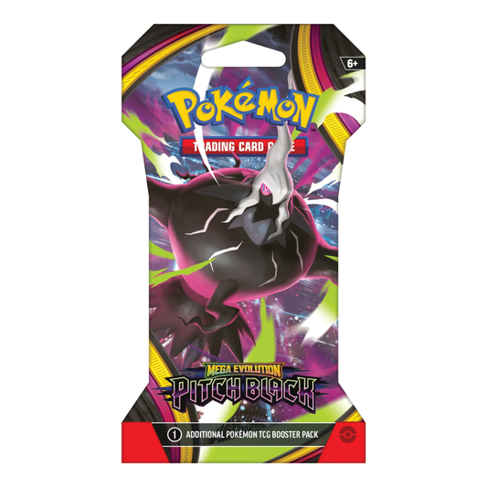 Pokémon Tcg: Mega Evolution Pitch Black Sleeved Booster Al Azar Inglés