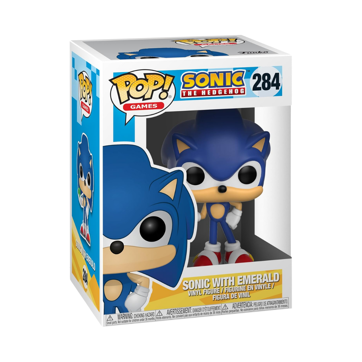 Funko Pop: Sonic The Hedgehog - Sonic Con Esmeralda #284