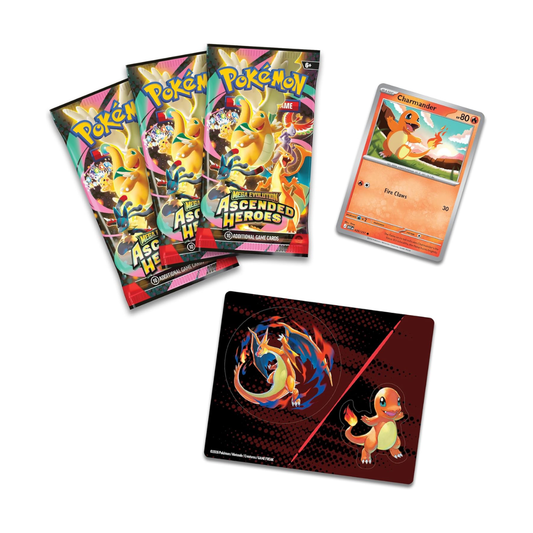 Pokémon Tcg Ascended Heroes Tech Sticker Collection Charmander Inglés