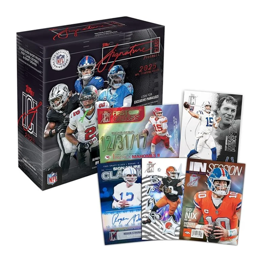 Topps Nfl Signature Class 2025 Football Traiding Cards Mega Box