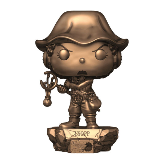 Funko Pop: Plus One Piece - Usopp Estatua De Bronce Exclusiva #2016
