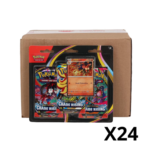 Pokemon Tcg Mega Evolution Chaos Rising Display Collection 3 Pack Booster Blister En Ingles