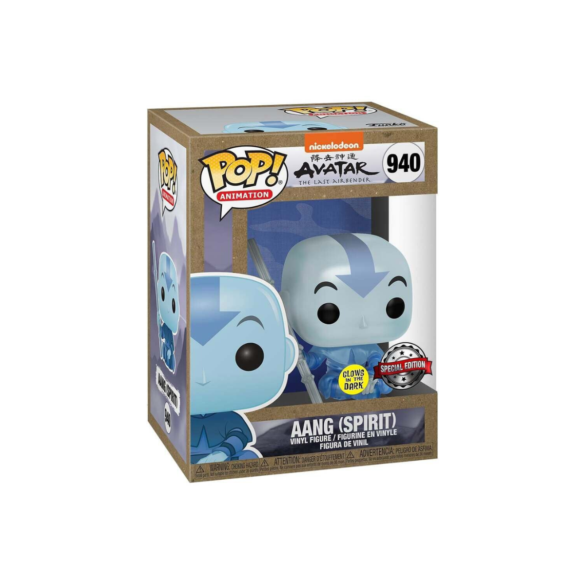Funko Pop: Avatar - Aang Spirit Glows In The Dark #940