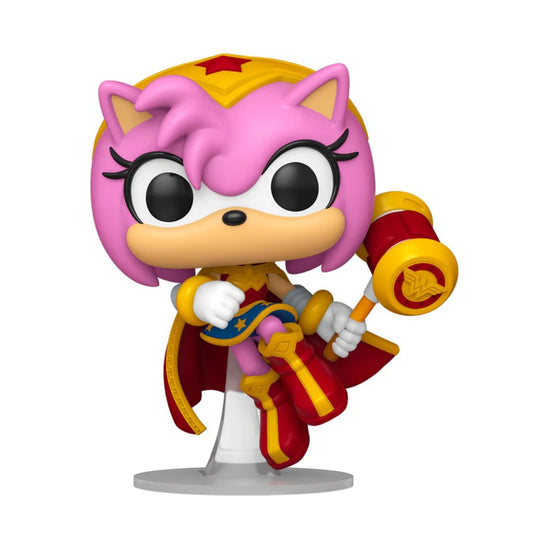 Funko Pop Sonic Liga de la Justicia - Amy As Wonder Woman Exclusivo #595
