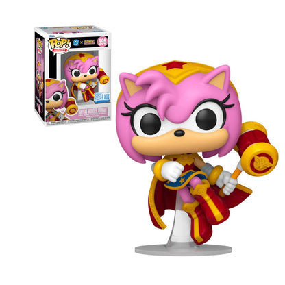 Funko Pop Sonic Liga de la Justicia - Amy As Wonder Woman Exclusivo #595