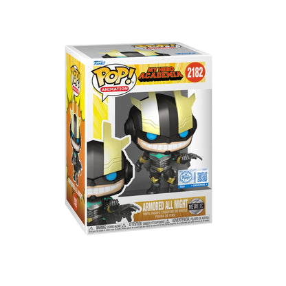 Funko Pop: My Hero Academia -  Armored All Might Metallic Exclusivo #2182