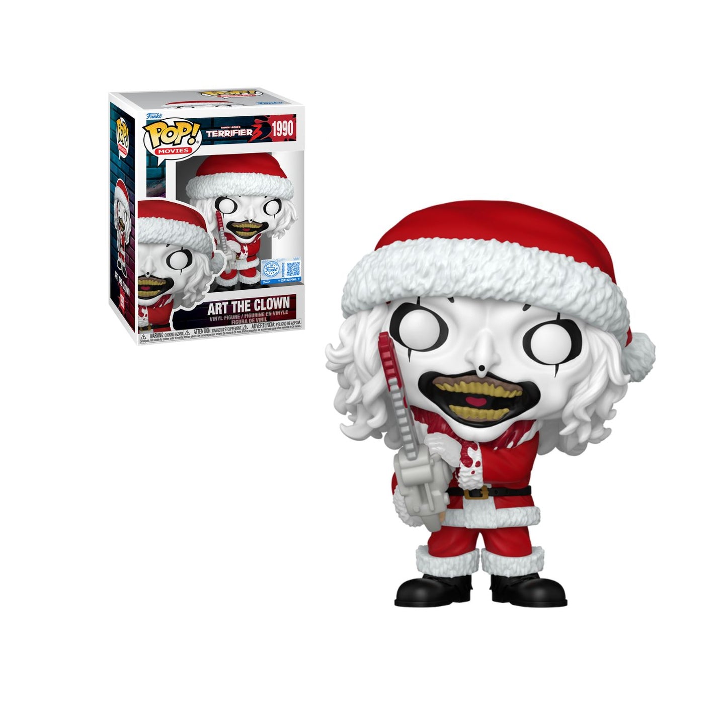Funko Pop: Terrifier - Art the Clown with Chainsaw (Bloody) Exclusivo #1990