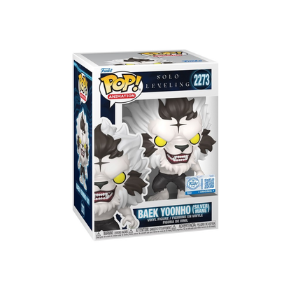 Funko Pop Solo Leveling - Baek Yoonho Silver Mane Exclusivo #2273