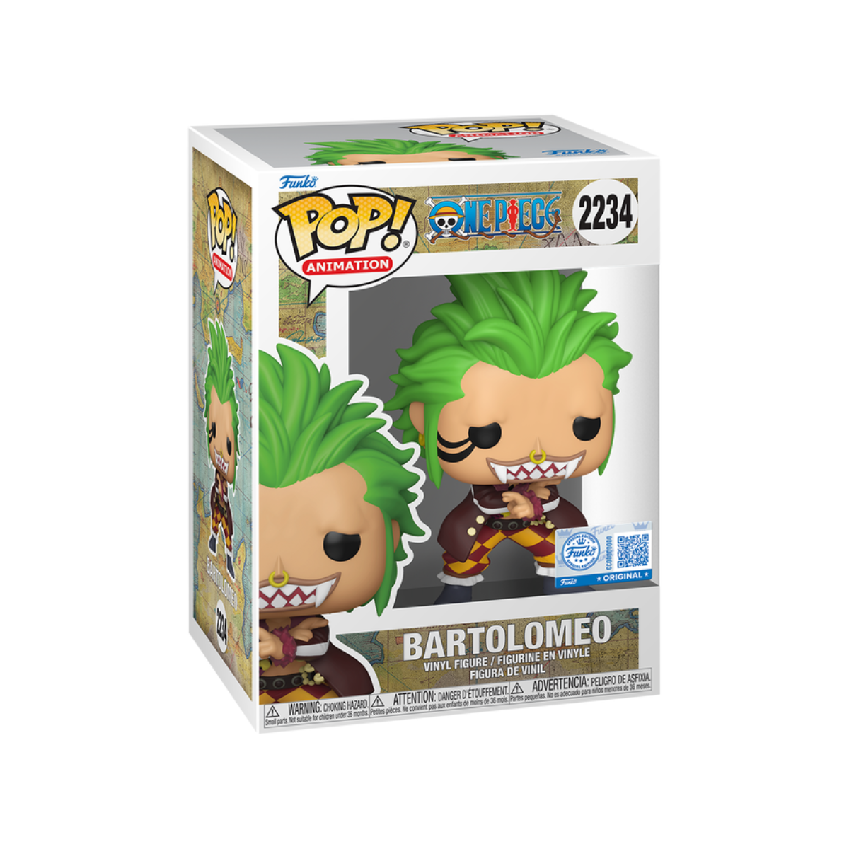 Funko Pop: One Piece - Bartolomeo Exclusivo #2234