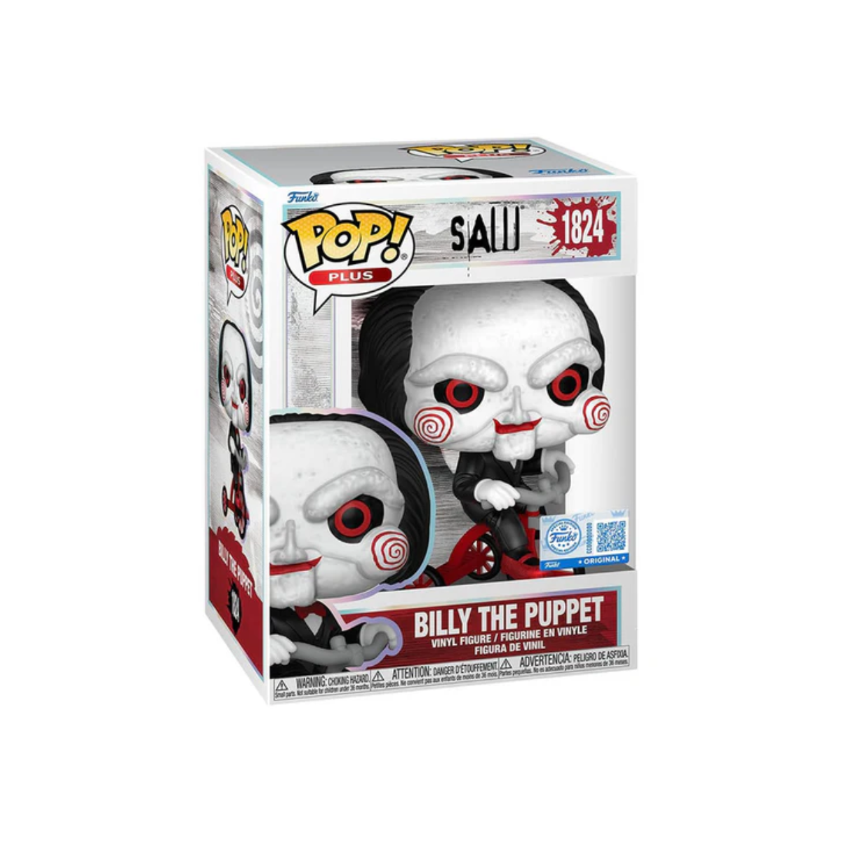 Funko Pop: Plus Saw - Billy The Puppet On Bike Exclusive #1824