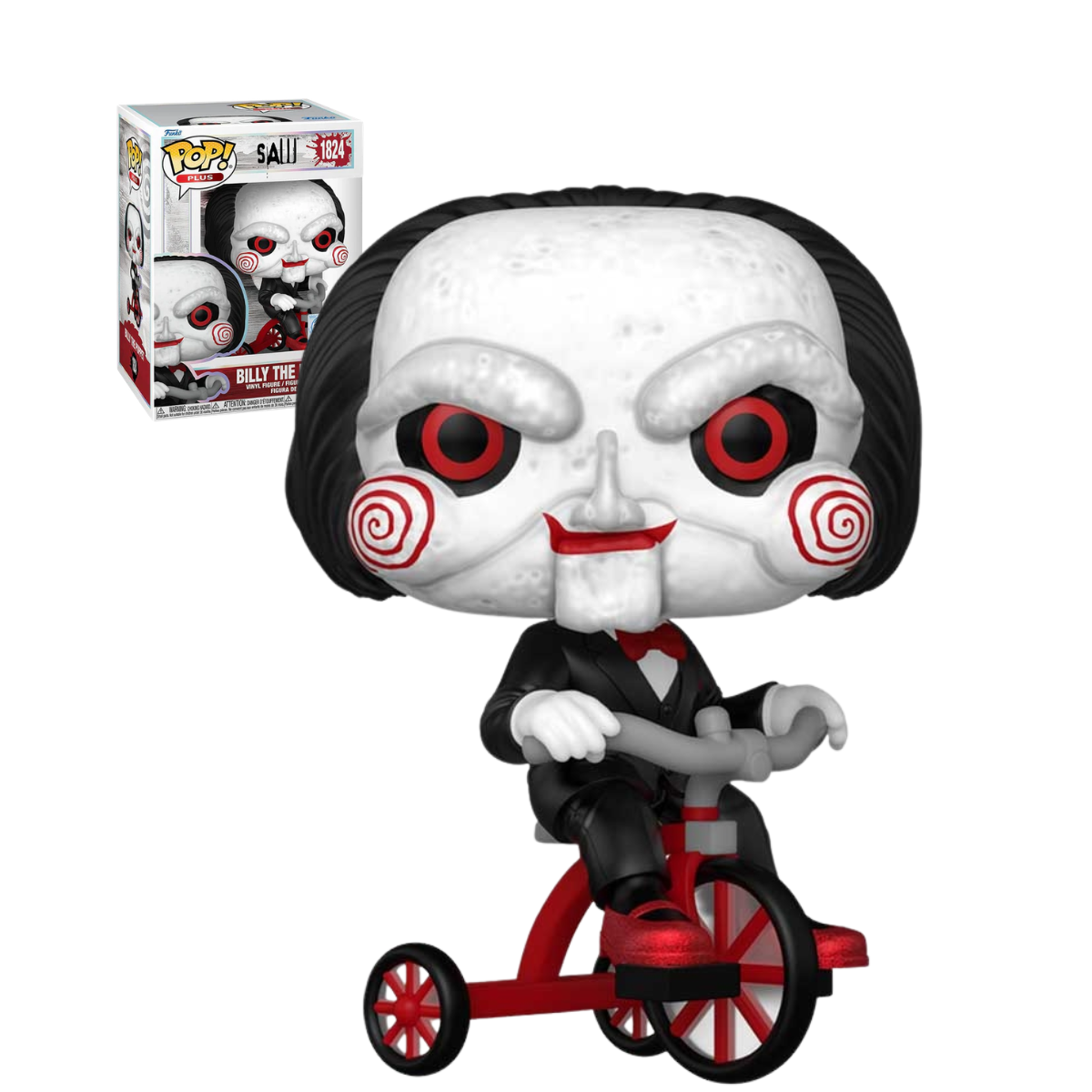 Funko Pop: Plus Saw - Billy The Puppet On Bike Exclusive #1824