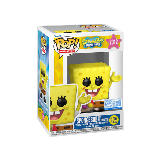 Funko Pop: SpongeBob SquarePants - Bob With Pretty Patties Glows In The Dark Exclusivo #2312