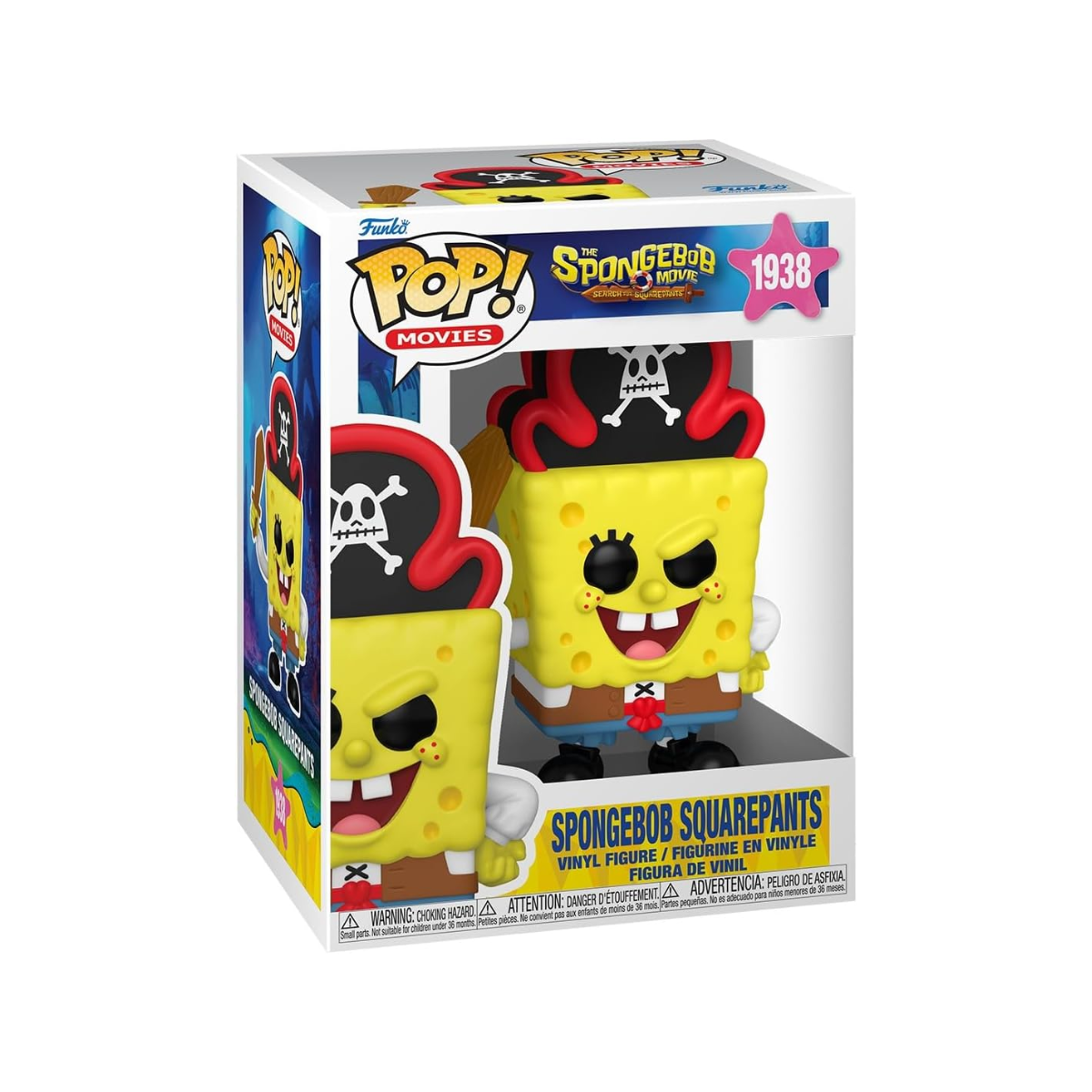 Funko Pop: The Sponge Bob Movie Search Square Pants - Bob Esponja Pirata #1938