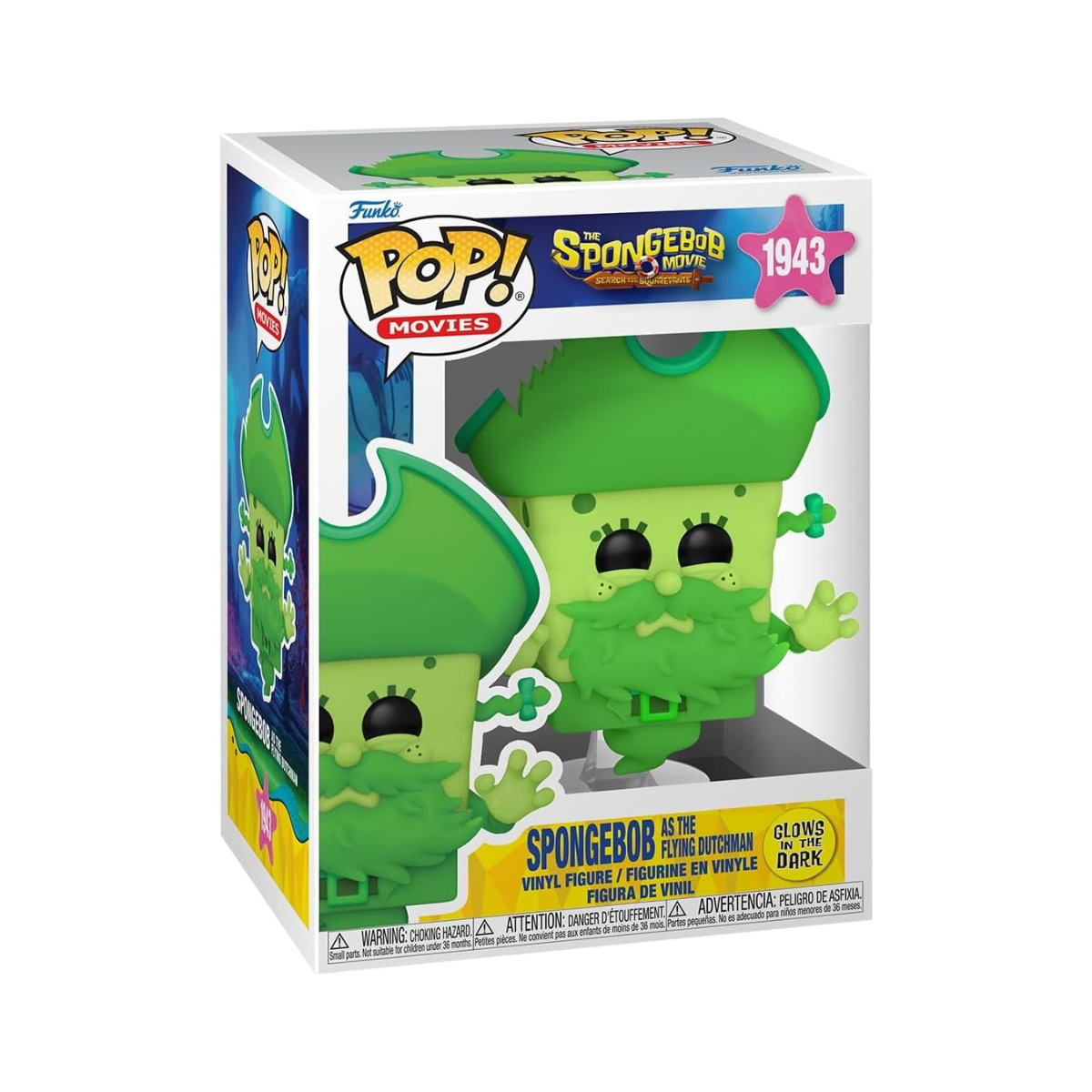 Funko Pop: The Sponge Bob Movie Search Square Pants - Bob Esponja Holandés Volador #1943