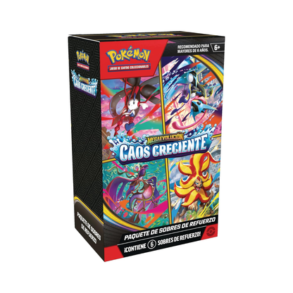 Pokemon Tcg Mega Evolución Caos Creciente Booster Bundle en Español