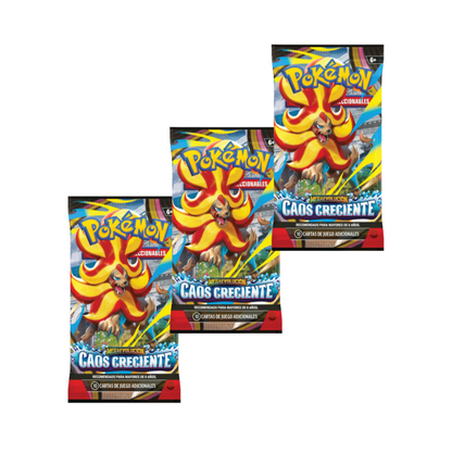 Pokemon Tcg Mega Evolución Caos Creciente Booster Bundle en Español