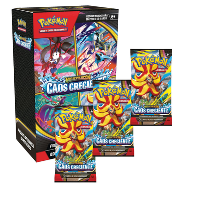Pokemon Tcg Mega Evolución Caos Creciente Booster Bundle en Español
