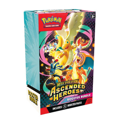 Pokémon TCG: Mega Evolution Ascended Heroes Booster Bundle en Ingles