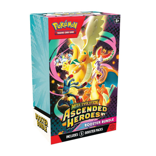 Pokémon TCG: Mega Evolution Ascended Heroes Booster Bundle en Ingles