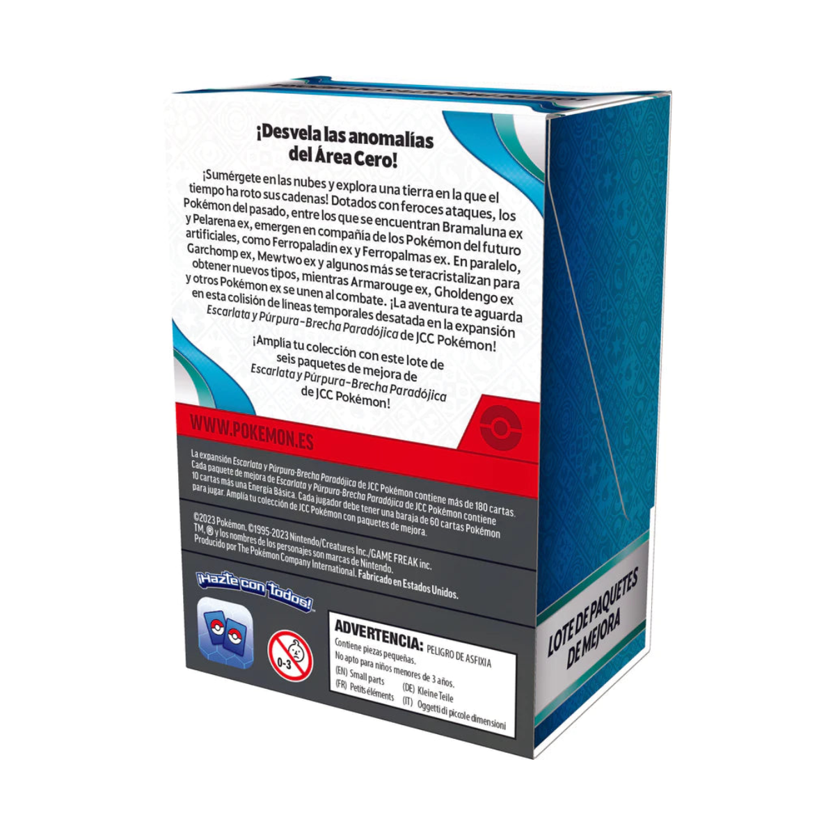 Pokemon Tcg Escarlata & Púrpura Brecha Paradójica Booster Bundle en Español