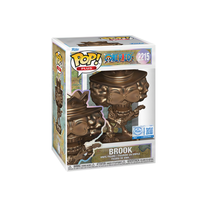 Funko Pop: Plus One Piece - Brook Estatua De Bronce Exclusiva #2215