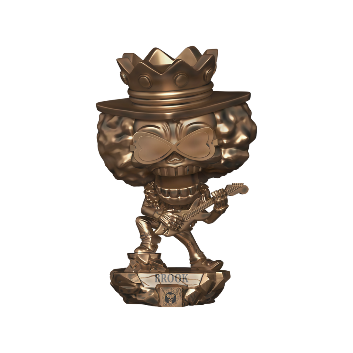 Funko Pop: Plus One Piece - Brook Estatua De Bronce Exclusiva #2215